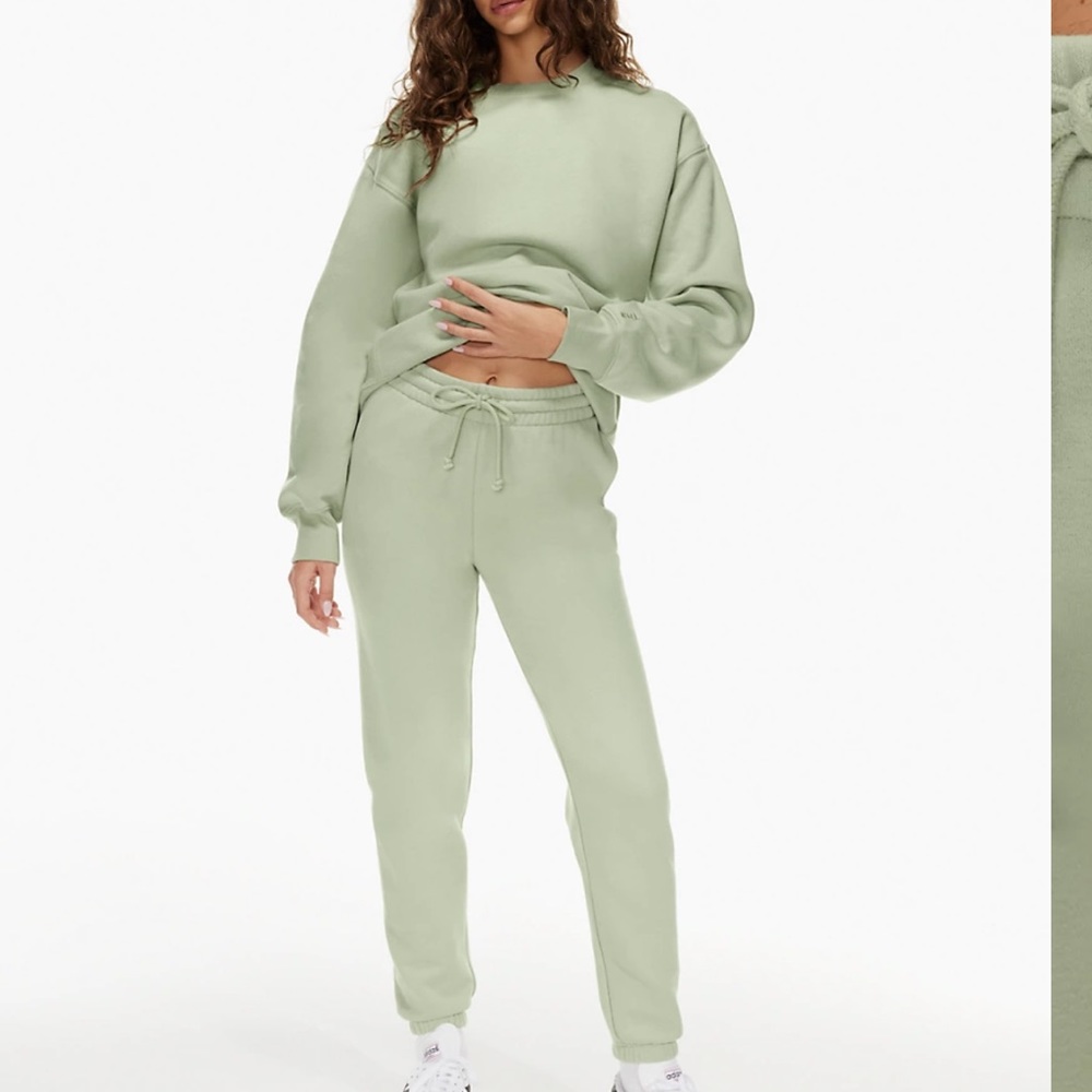 Aritzia Sage Green Track Pants Joggers